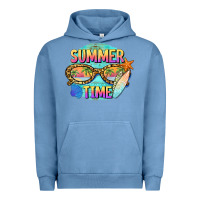 Pigment Pebble Blue summer time sunset glasses Urban Hoodie - BarkalooDesign