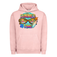Pigment Salmon summer time sunset glasses Urban Hoodie - BarkalooDesign