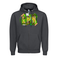Smoke St. Patricks Day Lpn Zipper Hoodie - CowhideDigitalArt