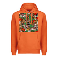 Carrot christmas donkey Premium Hoodie - FaDigitalArtStudio