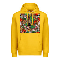 Lemon christmas donkey Premium Hoodie - FaDigitalArtStudio