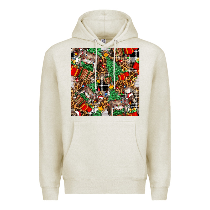Christmas Donkey Premium Hoodie by FaDigitalArtStudio | Teevron