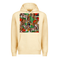 Pina Colada christmas donkey Premium Hoodie - FaDigitalArtStudio