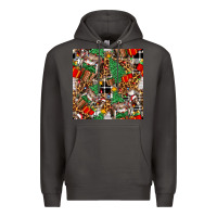 Smoke christmas donkey Premium Hoodie - FaDigitalArtStudio