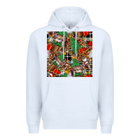 White christmas donkey Premium Hoodie - FaDigitalArtStudio