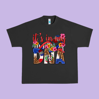 Its In My Dna Dominican Republic Urban Heavy Tee Designed By Texasbilliewilder