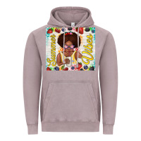Vintage Zinc summer vibes afro kid Vintage Hoodie - TumblerDesignByShophia