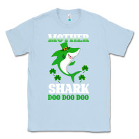 Dusty Blue Mother Shark Doo Doo Doo Classic Tee - Bettercallsaul