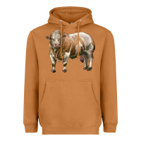Meerkat simmental bull Heavyweight Hoodie - LillyAllenDesigns