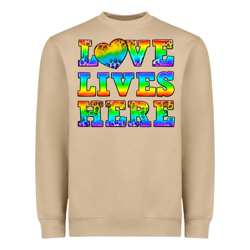 Western Love Lives Here Heavyweight Sweatshirt by BundleAndBundleShop | Teevron