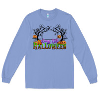 Colony Blue days till halloween Long Sleeve Tee - CowGirlArtShop