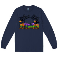 Navy days till halloween Long Sleeve Tee - CowGirlArtShop