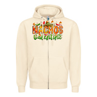 Sandshell Nachos Valentine Zipper Hoodie - CowhideDigitalArt