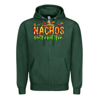 Sports Green Nachos Valentine Zipper Hoodie - CowhideDigitalArt