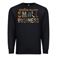 Black minding my own small business Premium Sweatshirt - RacoonDesign