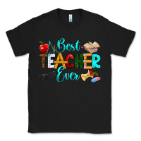 Black best teacher ever Classic Tee - RanaPortraitStore
