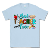 Dusty Blue best teacher ever Classic Tee - RanaPortraitStore