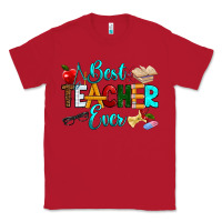 Red best teacher ever Classic Tee - RanaPortraitStore