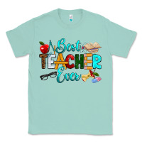 Seafoam best teacher ever Classic Tee - RanaPortraitStore