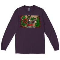 Plum donkey christmas Long Sleeve Tee - Jasminsmagicworld
