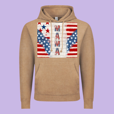 Mama Usa Vintage Hoodie Designed By Tumblerdesignbyshophia