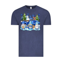 Vintage Denim snow gnome truck Vintage Tee - texasbilliewilder