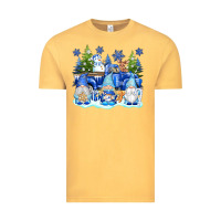 Vintage Mustard snow gnome truck Vintage Tee - texasbilliewilder