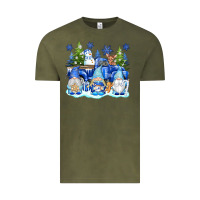 Vintage Olive snow gnome truck Vintage Tee - texasbilliewilder