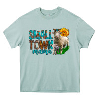 Small Town Mama With Sheeps Heavy Core Tee | Teevron