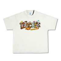 Pistachio Fall Teacher Urban Heavy Tee - NancyCooperArtShop