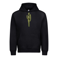 Black cactus Urban Hoodie - BarkalooDesign