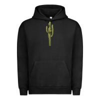 Pigment Black cactus Urban Hoodie - BarkalooDesign