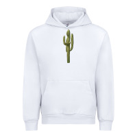White cactus Urban Hoodie - BarkalooDesign