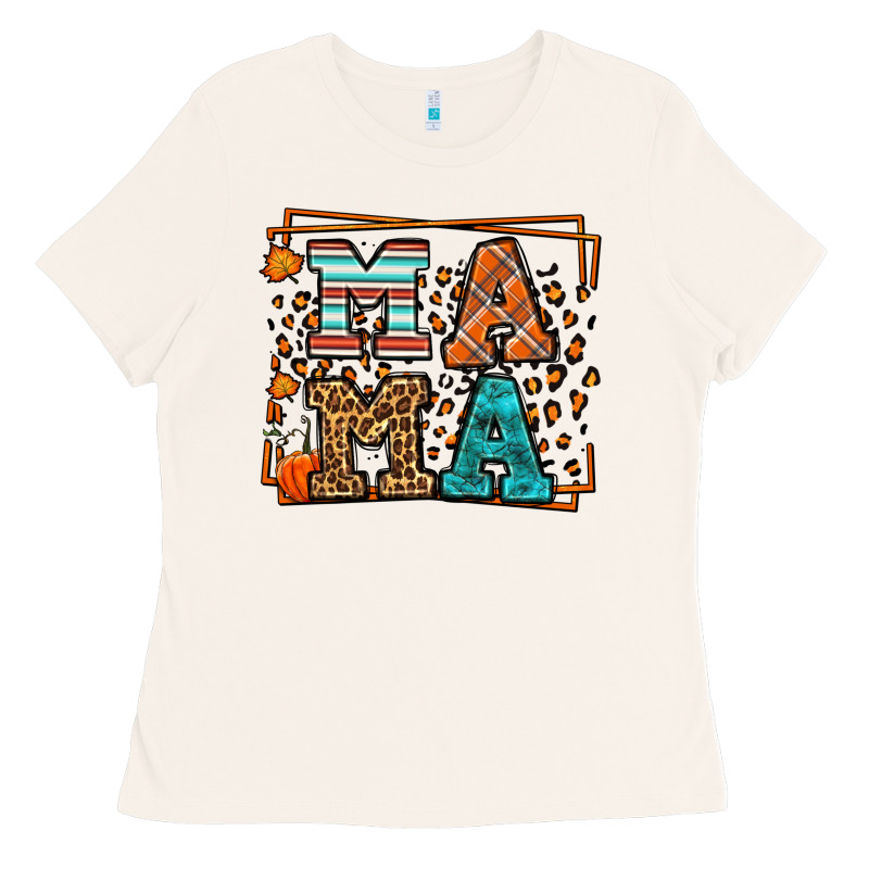 Fall Autumn Leopard Mama Ladies Tee by LillyAllenDesigns | Teevron