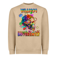 Mushroom Autism seeing in the world differently Heavyweight Sweatshirt - FaDigitalArtStudio