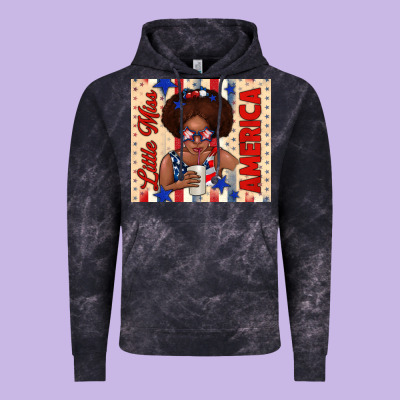 Little Miss America Vintage Hoodie Designed By Tumblerdesignbyshophia