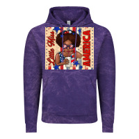 Cloud Purple little miss america Vintage Hoodie - TumblerDesignByShophia