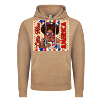 Vintage Coffee little miss america Vintage Hoodie - TumblerDesignByShophia