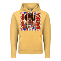 Vintage Mustard little miss america Vintage Hoodie - TumblerDesignByShophia