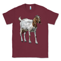 Burgundy Boer Goat Classic Tee - LillyAllenDesigns
