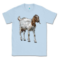 Dusty Blue Boer Goat Classic Tee - LillyAllenDesigns