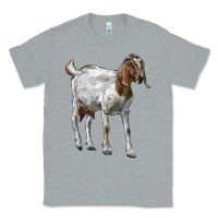 Heather Grey Boer Goat Classic Tee - LillyAllenDesigns