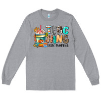 Heather Grey teaching little pumpkins Long Sleeve Tee - CowGirlArtShop