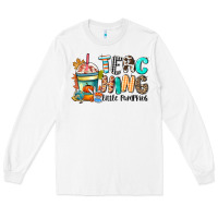 White teaching little pumpkins Long Sleeve Tee - CowGirlArtShop