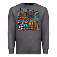 Charcoal Heather only the best moms get promoted to nana Premium Sweatshirt - RacoonDesign