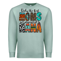 Seafoam only the best moms get promoted to nana Premium Sweatshirt - RacoonDesign
