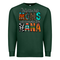 Sports Green only the best moms get promoted to nana Premium Sweatshirt - RacoonDesign
