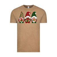 Vintage Coffee Christmas gnomes Vintage Tee - NancyCooperArtShop