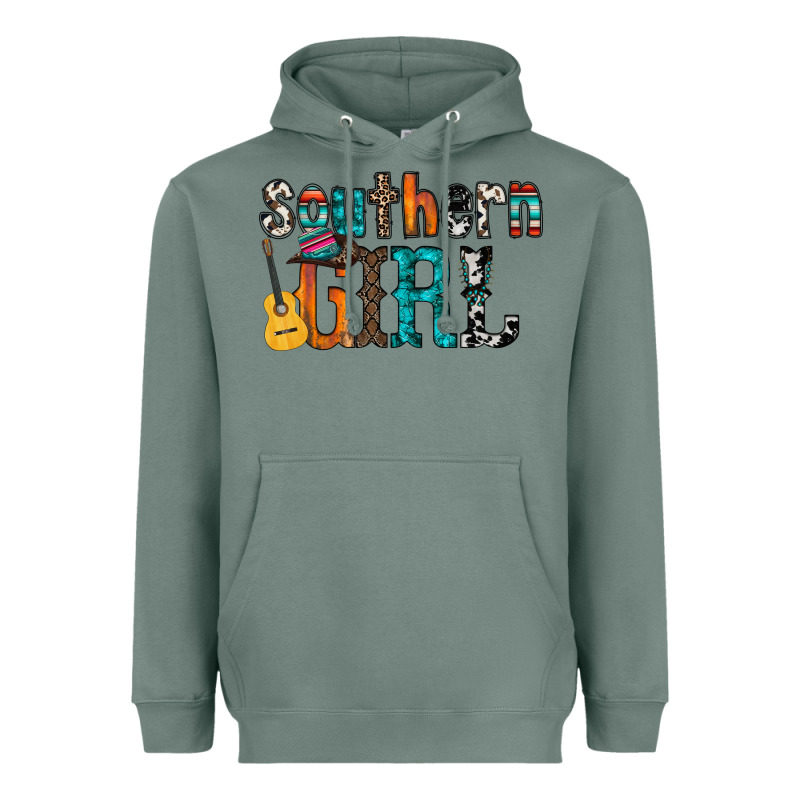 Southern Girl Heavyweight Hoodie by RacoonDesign | Teevron