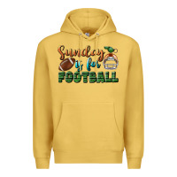 Antique Gold sunday is for football Premium Hoodie - BundleAndBundleShop